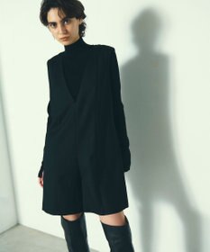 【新品タグ付き】　23SS グレースクラス　サイドラインショートサロペット　36 ショートサロペット / GRACE CONTINENTAL | GRACE CONTINENTAL