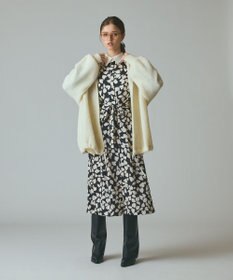 GRACE CONTINENTAL ストールアルパカカーディガン