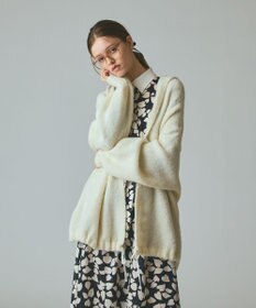 GRACE CONTINENTAL ストールアルパカカーディガン