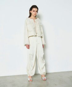 GRACE CONTINENTAL フリンジドルマンジャケット