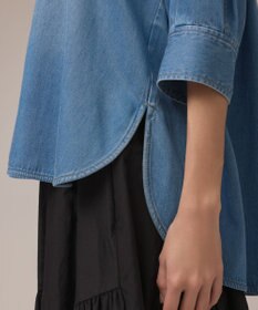 GRACE CONTINENTAL デニムハーフスリーブシャツ