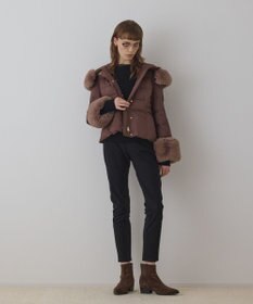 GRACE CONTINENTAL エコファーショートダウンジャケット