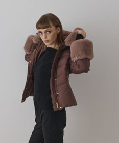 GRACE CONTINENTAL エコファーショートダウンジャケット