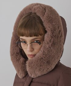 GRACE CONTINENTAL エコファーショートダウンジャケット