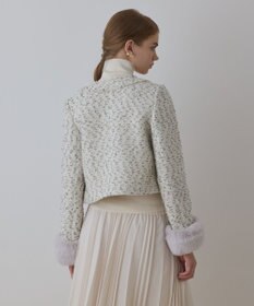 GRACE CONTINENTAL ツイードコンビジャケット