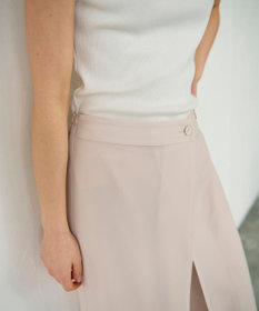 GRACE CONTINENTAL ラップレイヤードパンツ