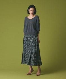 GRACE CONTINENTAL カシミヤファートップ