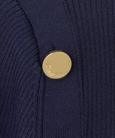 GRACE CONTINENTAL メタル釦リブニットトップ