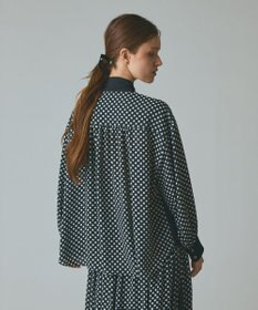 GRACE CONTINENTAL ドットコンビブラウス