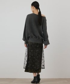 GRACE CONTINENTAL ウォッシュド裏毛トップ