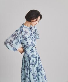 バイカラーサラサワンピース / GRACE CONTINENTAL | GRACE CONTINENTAL グレースコンチネンタル 通販