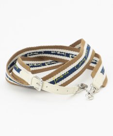 GRACE CONTINENTAL ロゴショルダーストラップ ネイビー