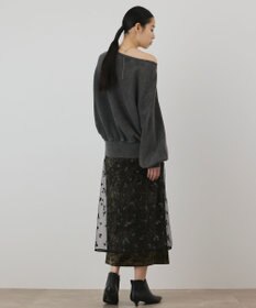 GRACE CONTINENTAL ウォッシュド裏毛トップ