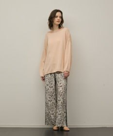 GRACE CONTINENTAL ルーズニットトップ ピンク