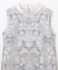 GRACE CONTINENTAL ラメオーナメントミニドレス