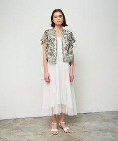 GRACE CONTINENTAL バンダナフレアスリーブブラウス