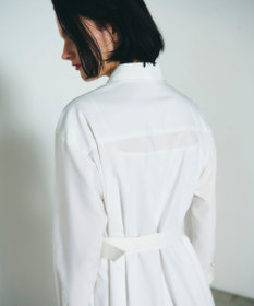 GRACE CONTINENTAL 刺繍ヘムシャツワンピース