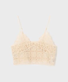 GRACE CONTINENTAL レースキャミ付カフタンブラウス