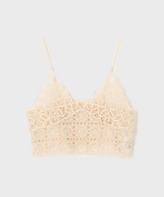 GRACE CONTINENTAL レースキャミ付カフタンブラウス