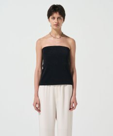 GRACE CONTINENTAL ラメベアトップ ブラック