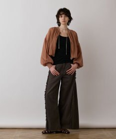 GRACE CONTINENTAL シアーニットバルーンジャケット