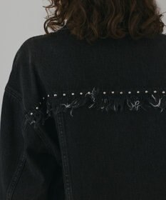 GRACE CONTINENTAL フリンジスタッズデニムジャケット