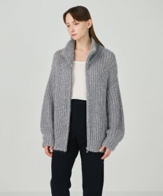 GRACE CONTINENTAL スパンコールニットブルゾン