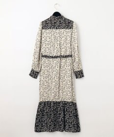 ダイアグラム　グレースコンチネンタル　キーモチーフ　ロングワンピース 36 キーモチーフプリントワンピース / GRACE CONTINENTAL | GRACE