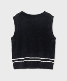 GRACE CONTINENTAL シャギーバイカラーニットノースリーブ