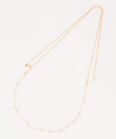 GRACE CONTINENTAL orgablanca パール＆チェーンネックレス