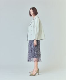 GRACE CONTINENTAL ラムレザーPコート