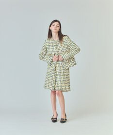 GRACE CONTINENTAL チュールヤーンツイードジャケット
