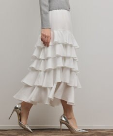 GRACE CONTINENTAL ティアードフリルスカート