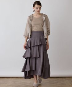 GRACE CONTINENTAL イレヘムサテンスカート