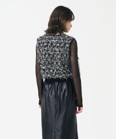 GRACE CONTINENTAL コンパクトフリンジベスト