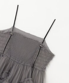 GRACE CONTINENTAL チュールフリルキャミソール