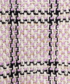 GRACE CONTINENTAL ツイードフーディーコート