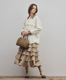 GRACE CONTINENTAL レザーカットシャツ