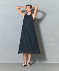 GRACE CONTINENTAL メッシュフラワーレースワンピース