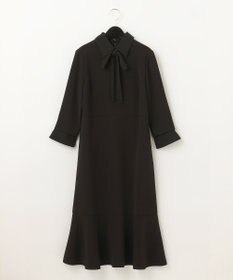 GRACE CONTINENTAL ダブルクロスドレス