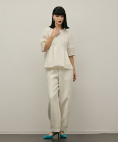 GRACE CONTINENTAL オーガンジージャガードトップ