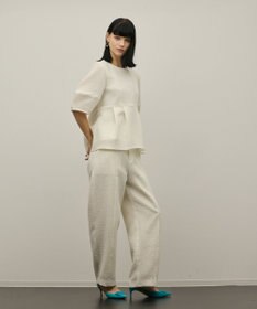 GRACE CONTINENTAL オーガンジージャガードトップ