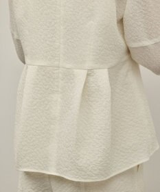 GRACE CONTINENTAL オーガンジージャガードトップ