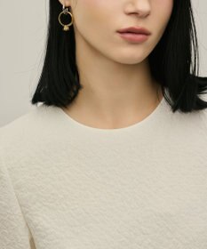 GRACE CONTINENTAL オーガンジージャガードトップ