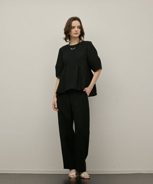  オーガンジージャガードトップ