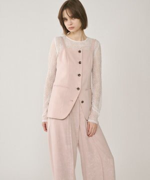  クラッシュサテンキャミトップ