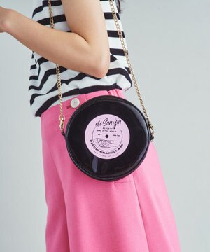  レコードエナメルバッグ