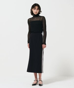  サイドラインジャージスカート