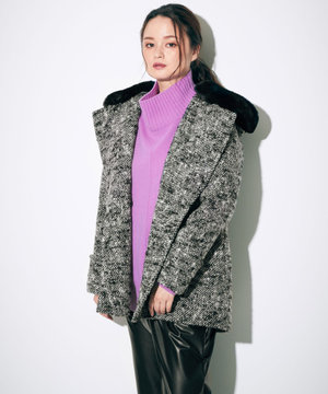 グレースコンチネンタル　ブークレーウールジャケット ブークレーウールジャケット / GRACE CONTINENTAL | GRACE CONTINENTAL