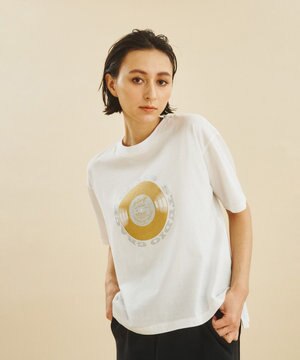  レコードプリントTシャツ